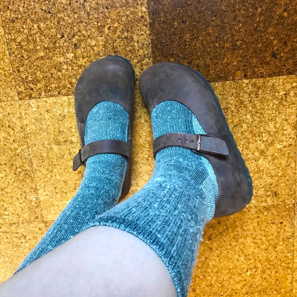 Maryjane leather Birkenstocks W6.5 euro 36